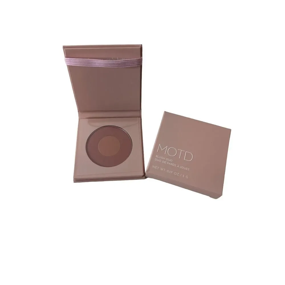 MOTD COSMETICS BLUSH DUO Modern Mauve & Brushes (2 Pack) New Makeup‎